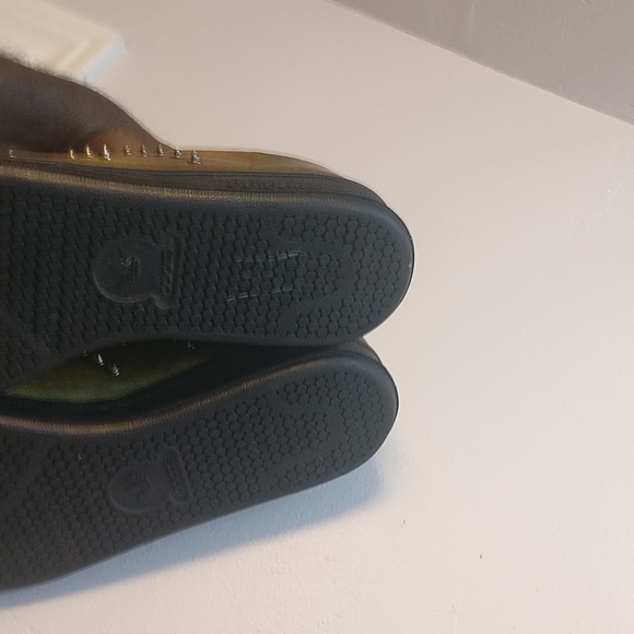 DIESEL x ADIDAS STAN SMITH 100%LEATHER Spooky Spike Goth Rebel Sneaker Antique 9 - Picture 12 of 12